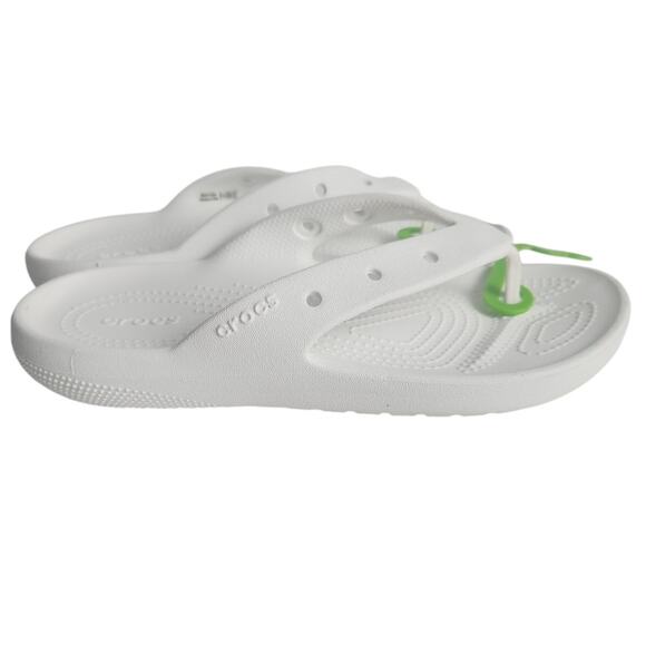 Crocs Classic Flip Flops White Men size 5 / Women 7 NWT - Picture 3 of 7